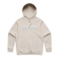 1FR Heavy Hood in Bone with minimal logo