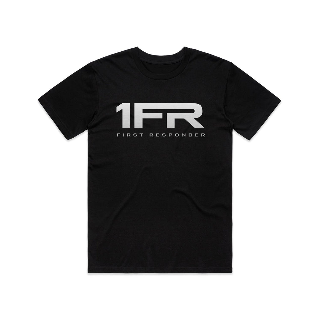 1FR Tee Black Full Responder